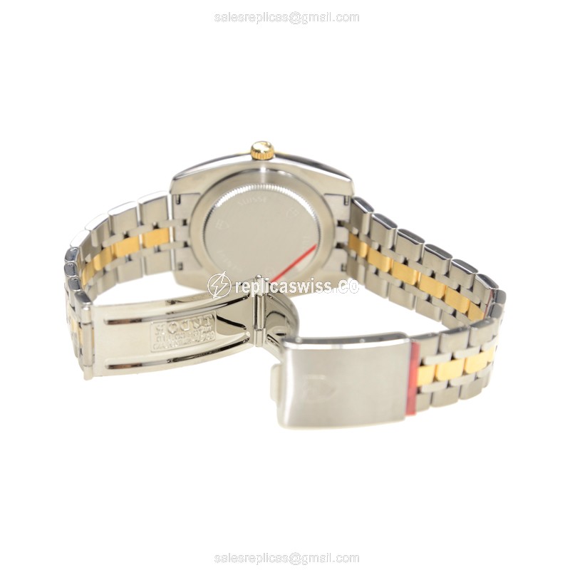 Tudor 21023-62583-10DI-CH CLASSIQUE Automatic 18kt Gold & Diamond & Steel