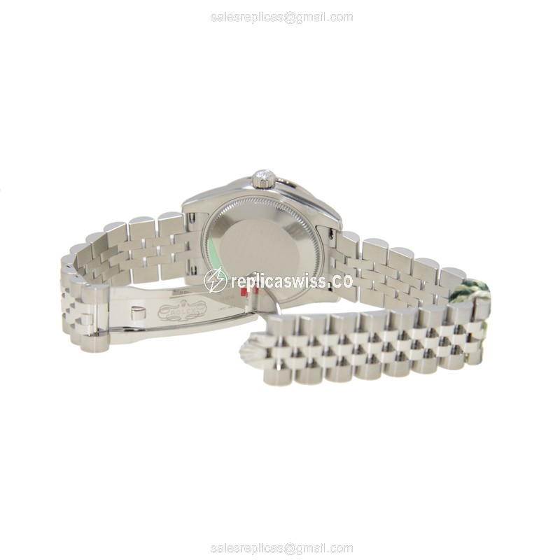Rolex 178384PURPLERNVIDIAJUB LADY DATEJUST Automatic 18kt White Gold & Steel