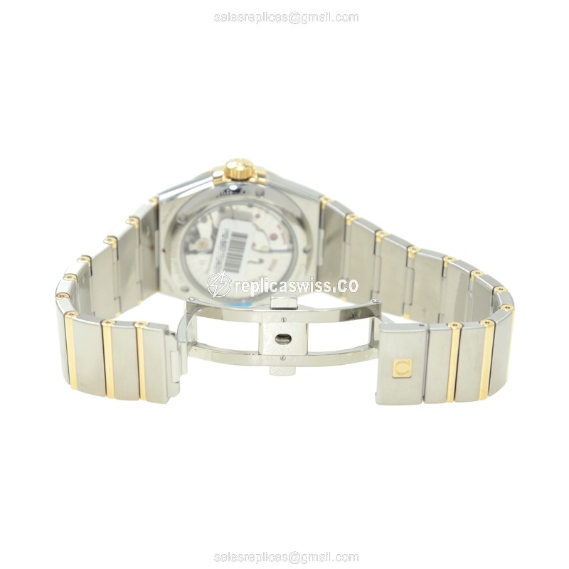 Omega 123.20.38.21.02.002 CONSTELLATION Automatic 18kt Gold & Steel