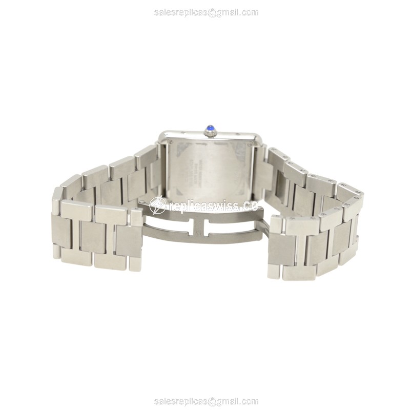 Cartier W5200014 TANK Quartz Stainless Steel