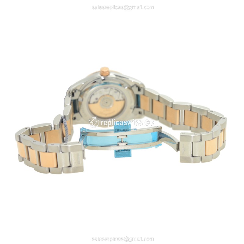Longines L2.285.5.88.7 CONQUEST Automatic 18kt Rose Gold & Steel