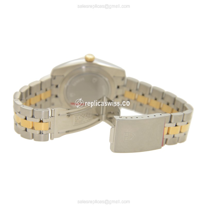 Tudor 23013-62113-10DI-WTCL CLASSIQUE Automatic 18kt Gold & Steel