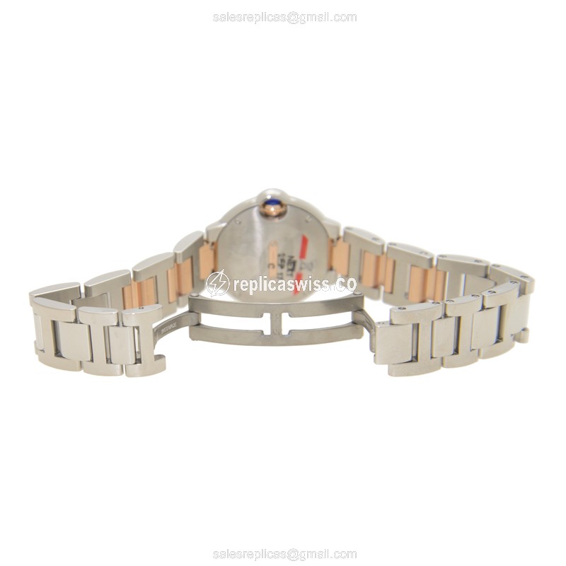 Cartier WE902076 BALLON BLEU Quartz 18kt Rose Magic & Diamond