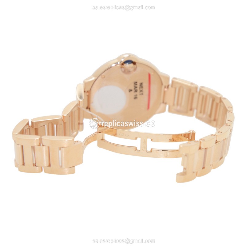Cartier WE902064 BALLON BLEU Automatic 18kt Rose Gold & Diamonds
