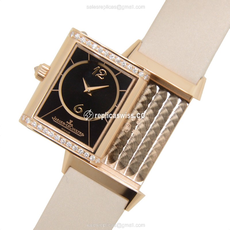 Jaeger-Lecoultre Q2562407 REVERSO Manual Wind 18kt Rose Gold & Diamonds