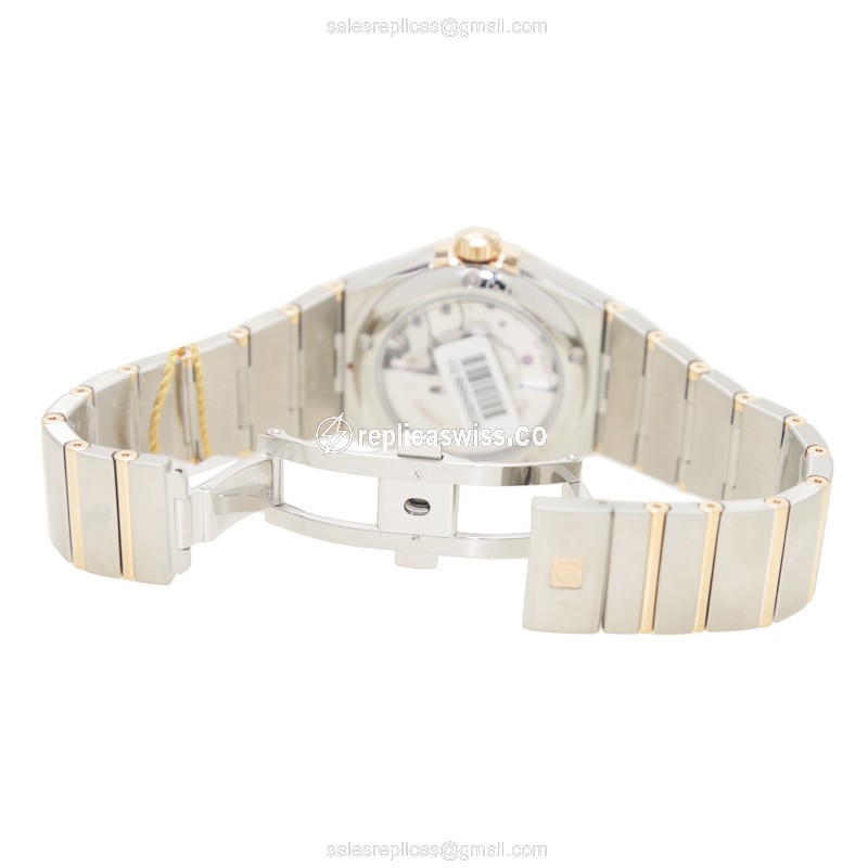 Omega 123.20.38.21.06.002 CONSTELLATION Automatic 18kt Rose Gold & Steel