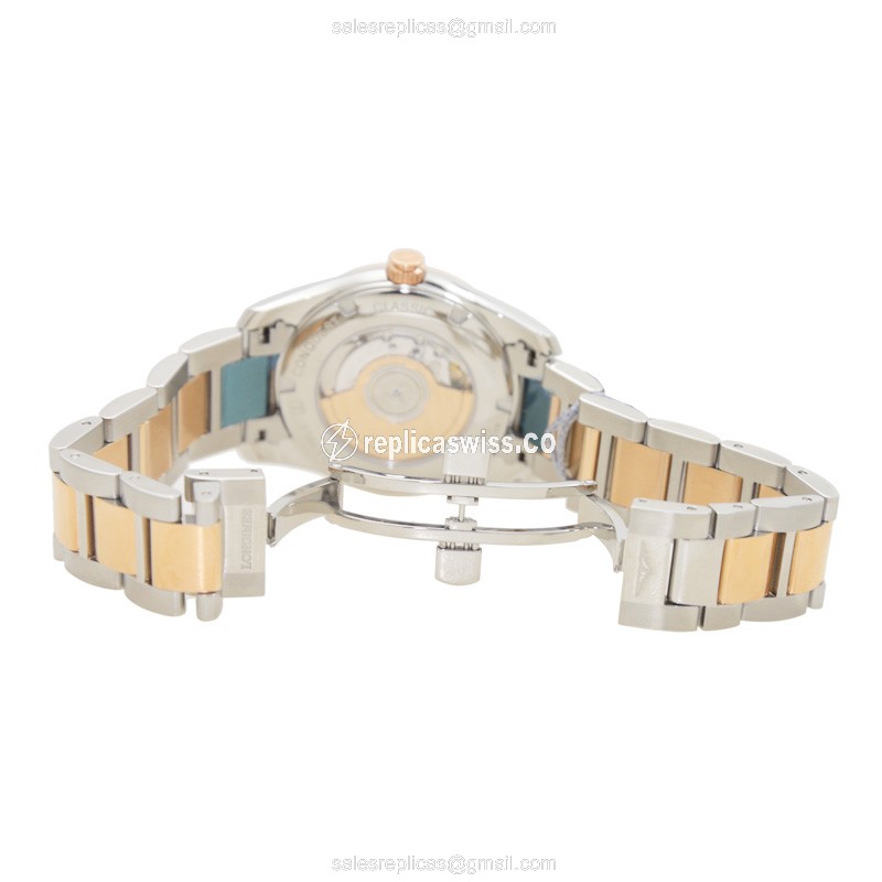 Longines L2.785.5.58.7 CONQUEST Automatic 18kt Rose Gold & Steel