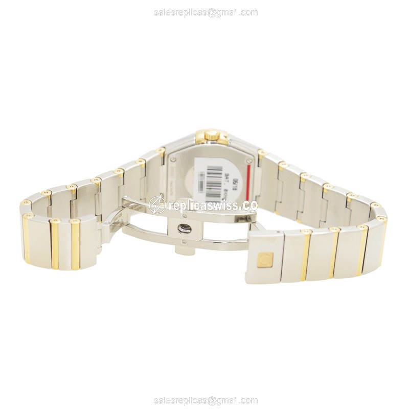 Omega 123.25.27.60.58.002 CONSTELLATION Quartz 18kt Gold & Diamond & Steel