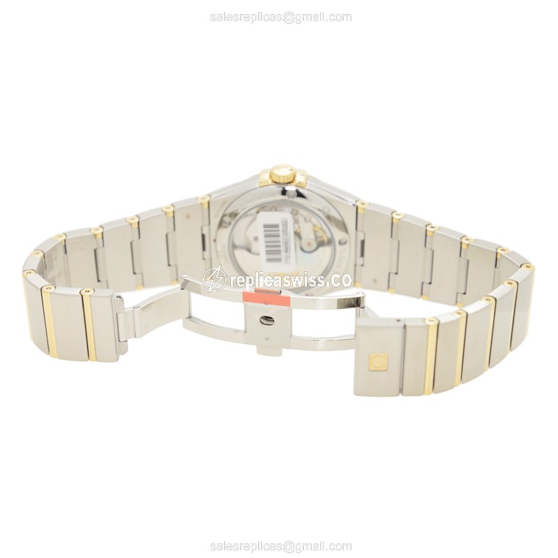 Omega 123.25.35.20.58.001 CONSTELLATION Automatic 18kt Gold & Diamond & Steel