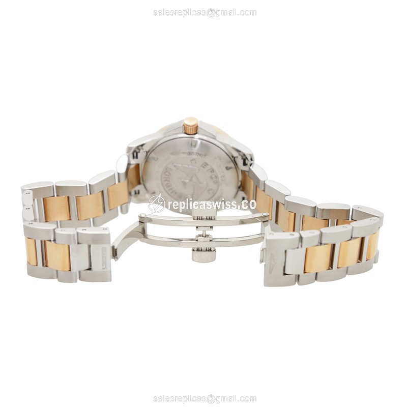 Longines L3.276.5.56.7 CONQUEST Automatic 18kt Rose Gold & Steel