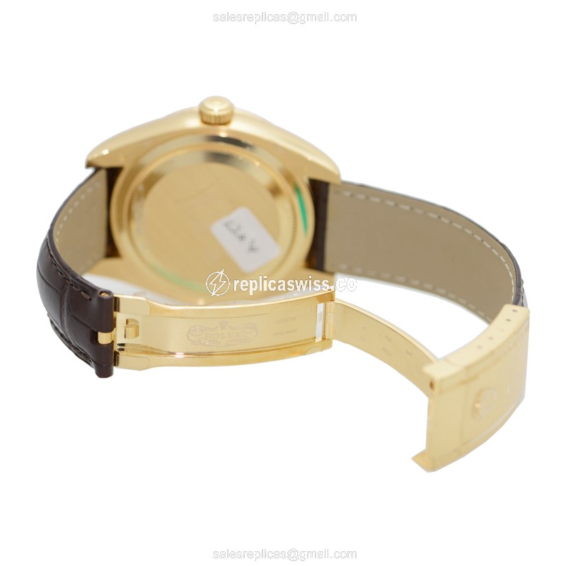 Rolex 326138SVRN SKY-DWELLER Automatic 18kt Yellow Gold