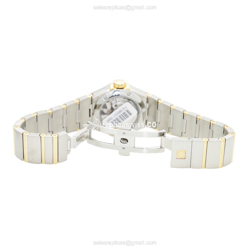 Omega 123.25.27.20.57.005 CONSTELLATION Automatic 18kt Gold & Diamond & Steel