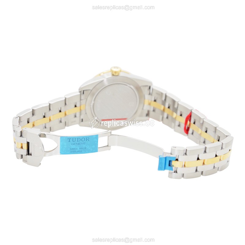 Tudor 55003-68053-BK GLAMOUR DATE Automatic 18kt Gold & Steel