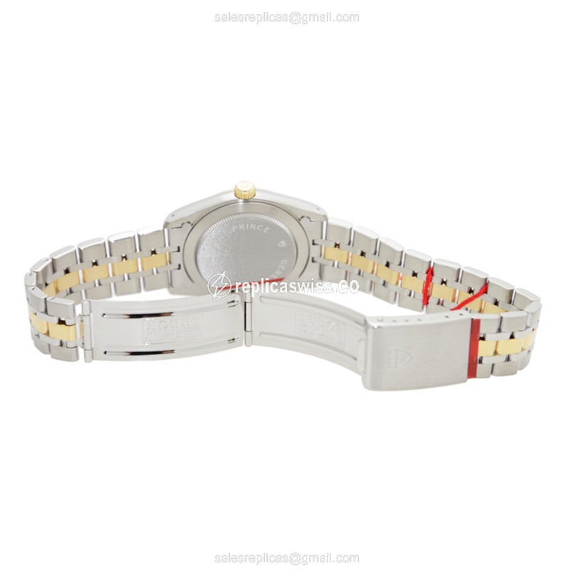 Tudor 74033-62473-CHCL PRICE DATE-DAY Automatic 18kt Gold & Steel