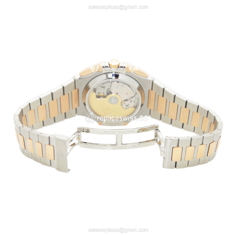 Patek Philippe 5980/1AR-001 NAUTILUS Automatic 18kt Rose Gold & Steel