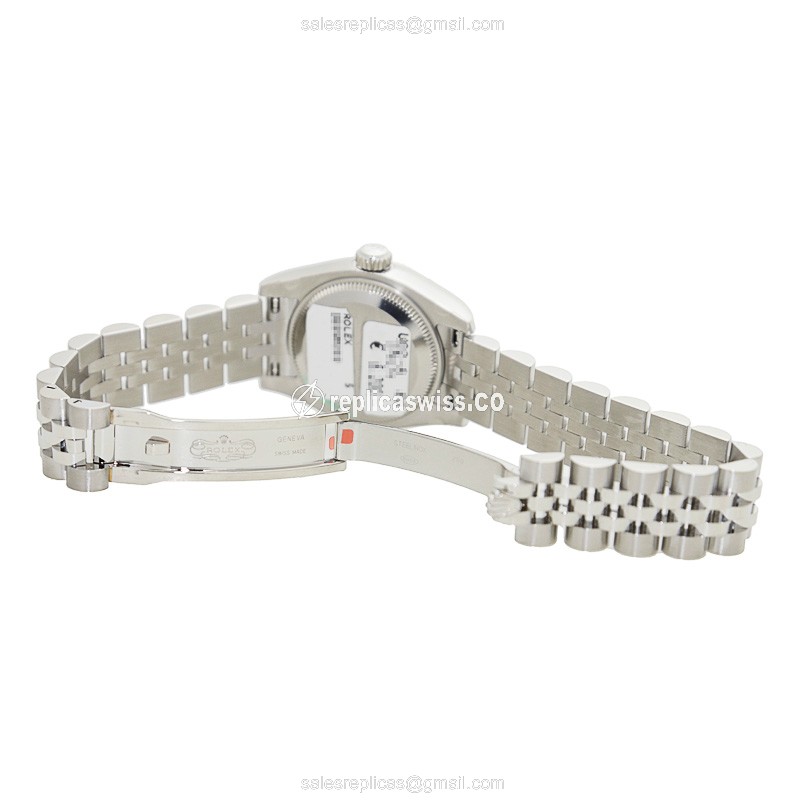 Rolex 179174BKWTBAR LADY DATEJUST Automatic 18kt White Gold & Steel