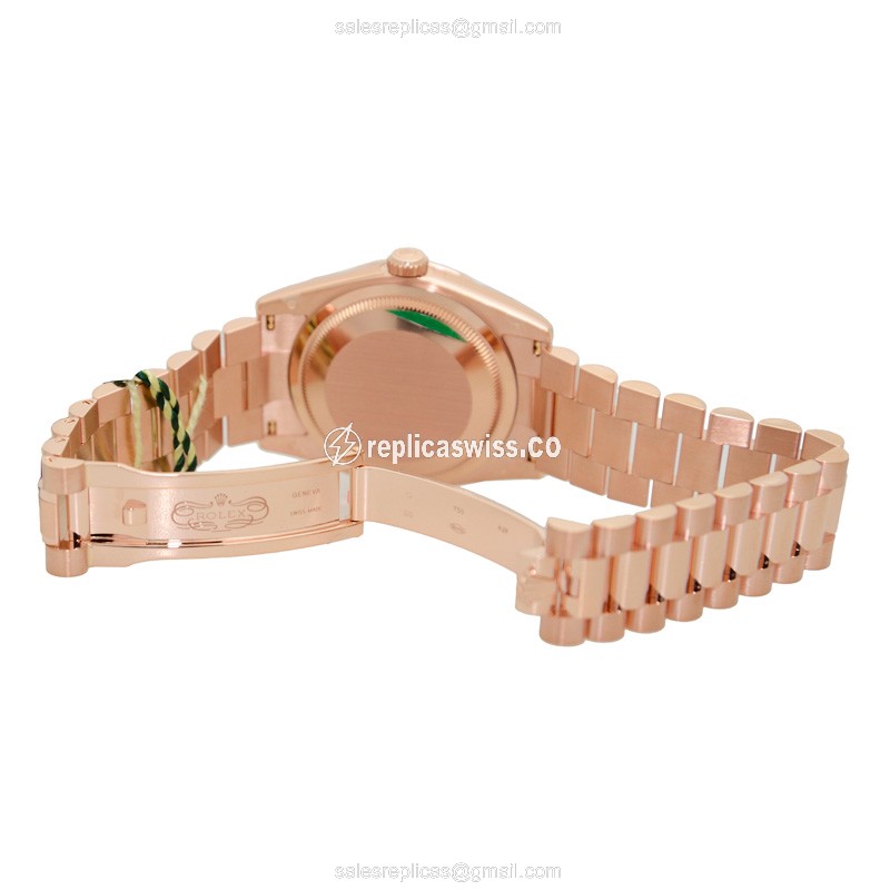 Rolex 118235BR69REDDIA DAY-DATE Automatic 18kt Rose Gold