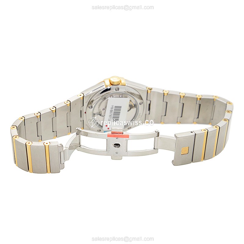 Omega 123.20.35.20.06.001 CONSTELLATION Automatic 18kt Gold & Steel
