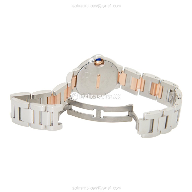 Cartier W3BB0005 BALLON BLEU Quartz 18kt Rose Gold & Steel