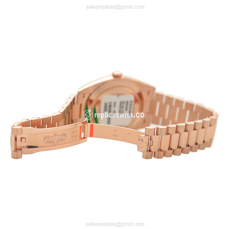 Rolex 228235BRWTBAR DAY-DATE Automatic 18kt Rose Gold