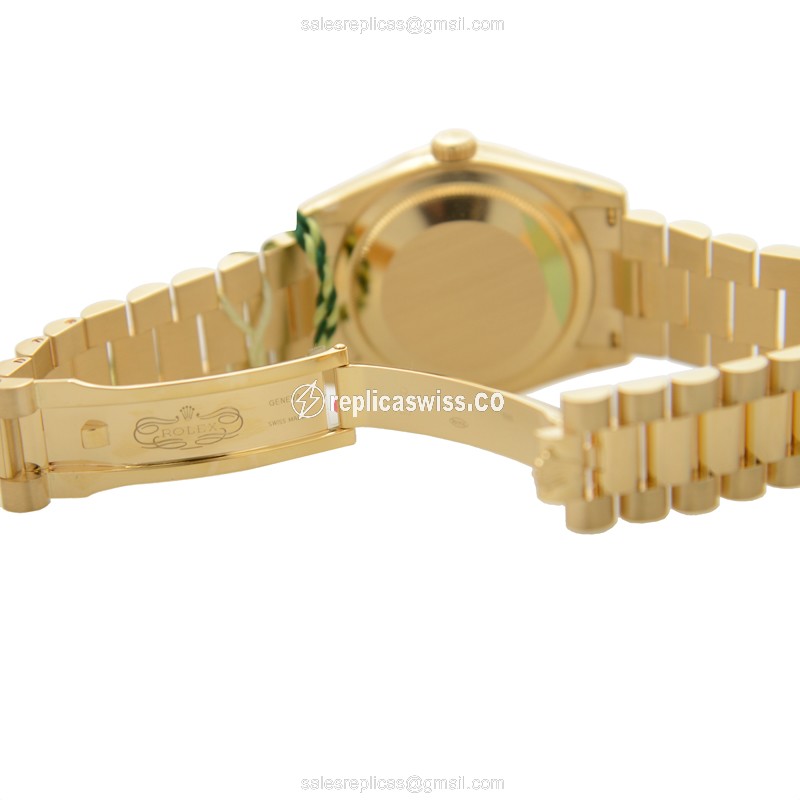 Rolex 118388NRZ DAY-DATE Automatic 18kt Gold & Diamond & Steel