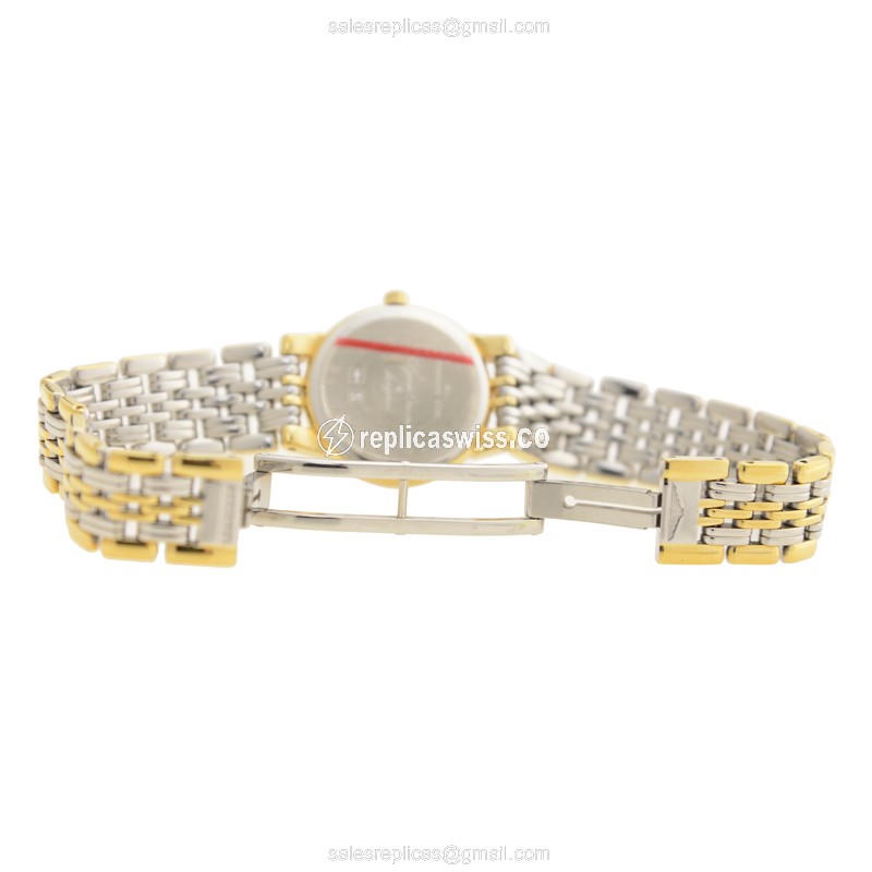 Longines L5.132.3.22.4 ELEGANT Quartz Gold-Plated & Stainless Steel