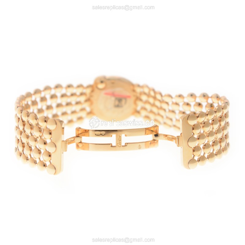 Cartier WE902057 BALLON BLEU Quartz 18kt Rose Gold & Diamonds