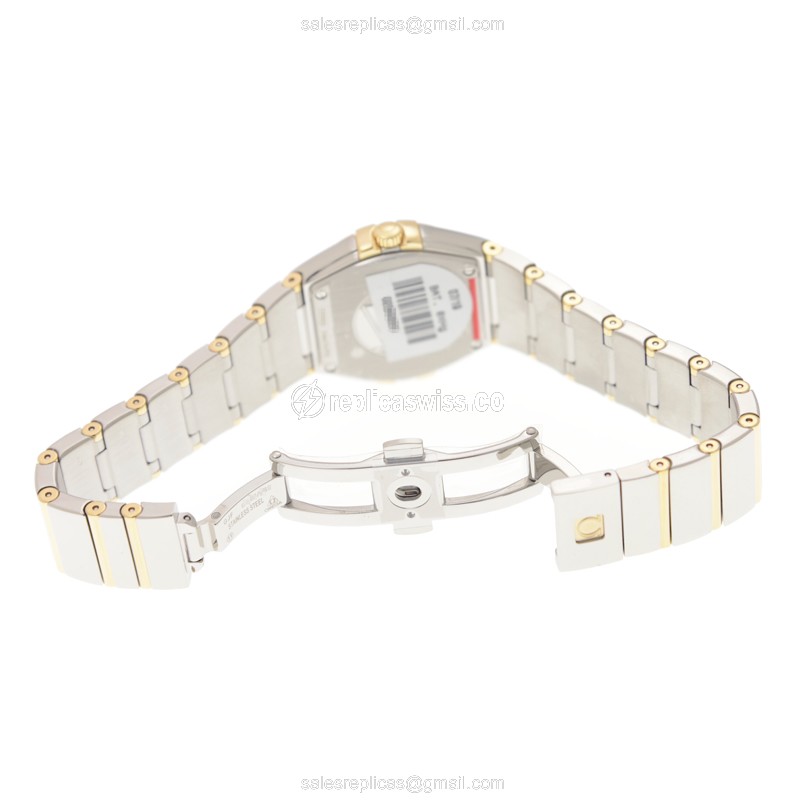 Omega 123.20.27.60.55.004 CONSTELLATION Quartz 18kt Gold & Steel