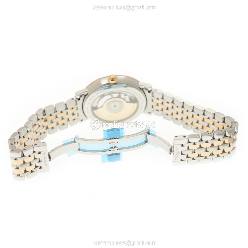 Longines L4.810.5.77.7 ELEGANT Automatic 18kt Rose Gold & Steel