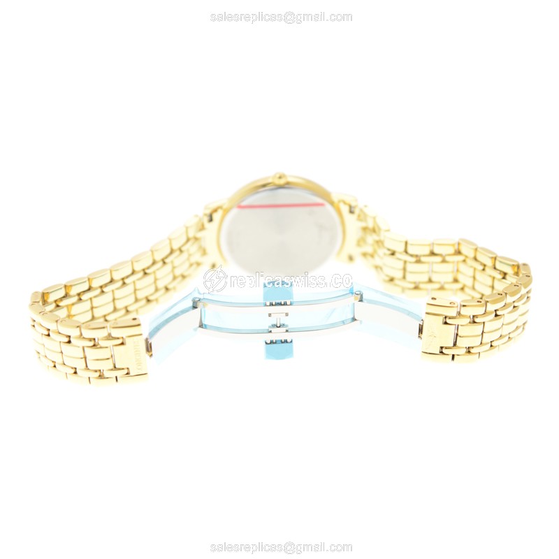 Longines L4.720.2.12.8 PRESENCE Quartz Gold-Plated & Stainless Steel