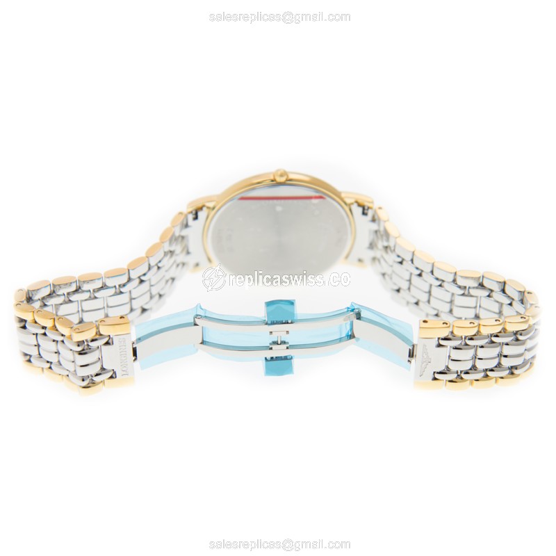 Longines L4.790.2.12.7 PRESENCE Quartz Gold-Plated & Stainless Steel