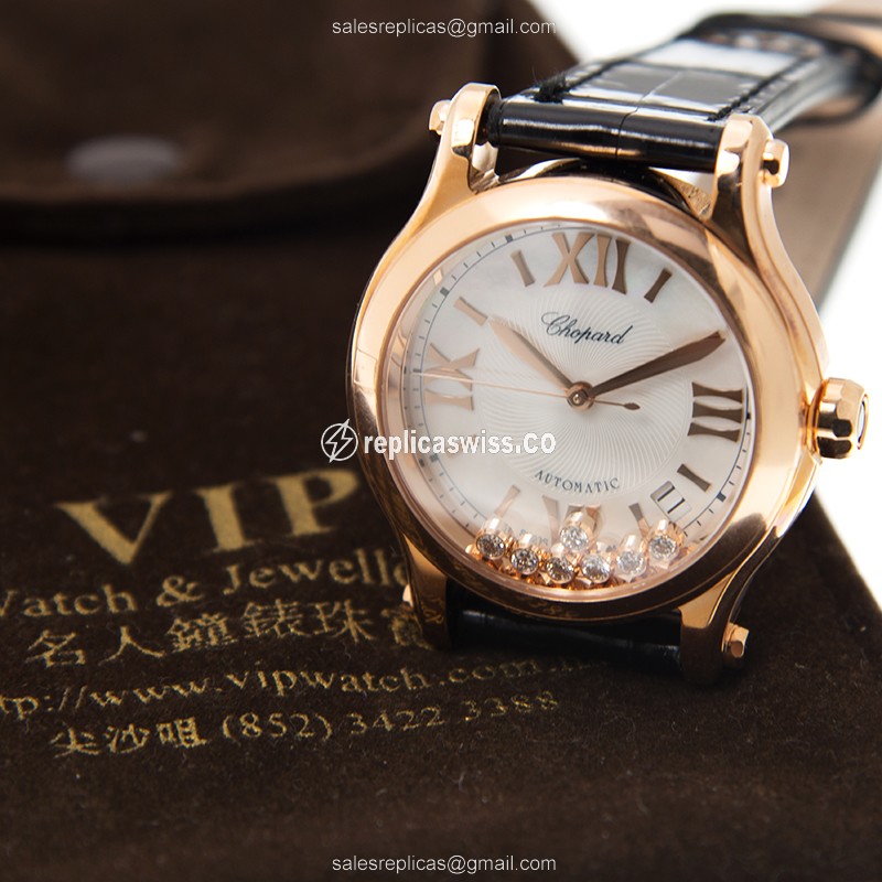 Chopard 274808 5008 HAPPY SPORT Automatic 18kt Rose Gold