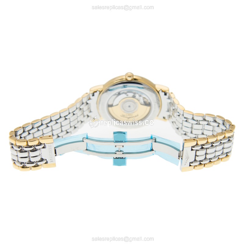 Longines L4.805.2.11.7 PRESENCE Automatic Gold-Plated & Stainless Steel