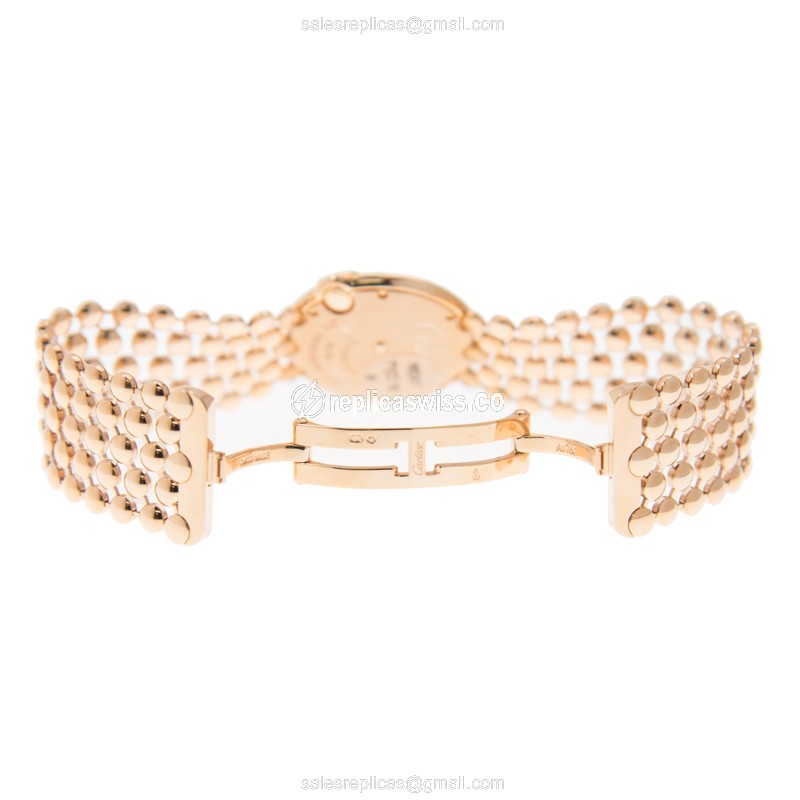 Cartier WE902071 BALLON BLEU Quartz 18kt Rose Gold & Diamonds