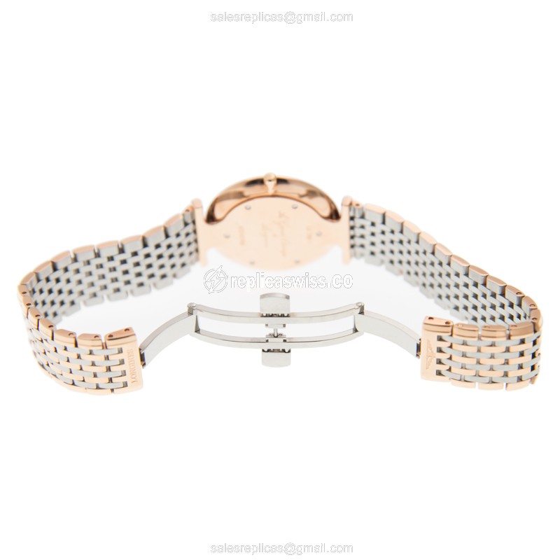 Longines L4.709.1.97.7 LA GRANDE Quartz 18kt Rose Gold & Steel