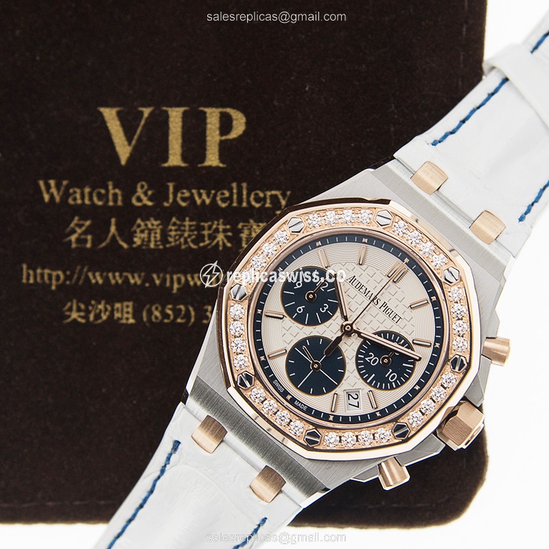 Audemars Piguet 26234SR.ZZ.D202CR.01 ROYAL OAK OFFSHORE Automatic 18kt Rose Gold & Diamonds