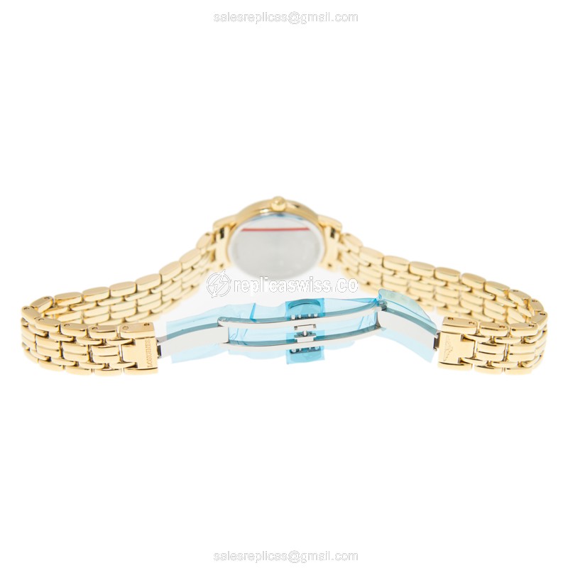 Longines L4.220.2.11.8 PRESENCE Quartz Gold-Plated & Stainless Steel