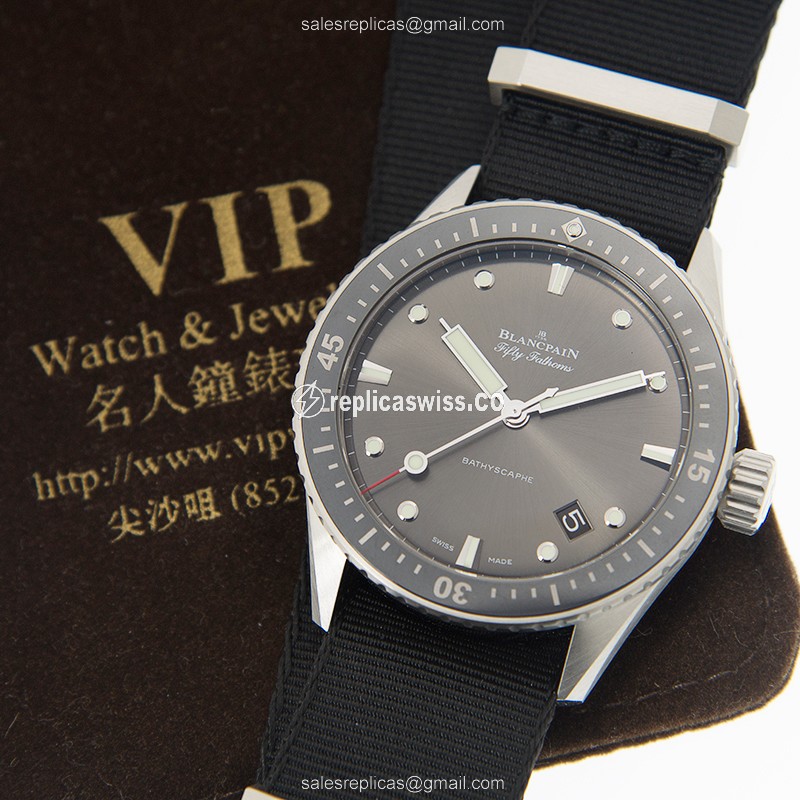 Blancpain 5000-1110-NABA FIFTY FATHOMS Automatic Stainless Steel
