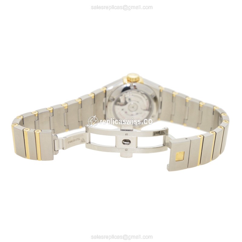 Omega 123.25.27.20.57.002 CONSTELLATION Automatic 18kt Gold & Diamond & Steel