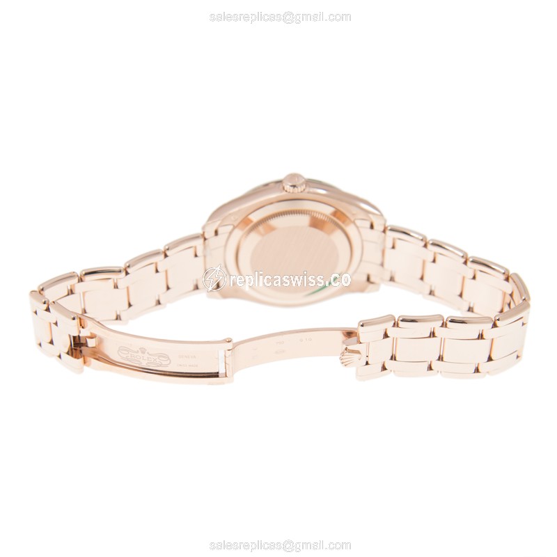 Rolex 86285-0004 DATEJUST Automatic 18kt Rose Gold & Diamonds