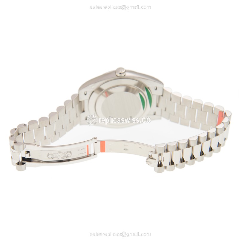 Rolex 228239SVRN DAY-DATE Automatic 18kt White Gold