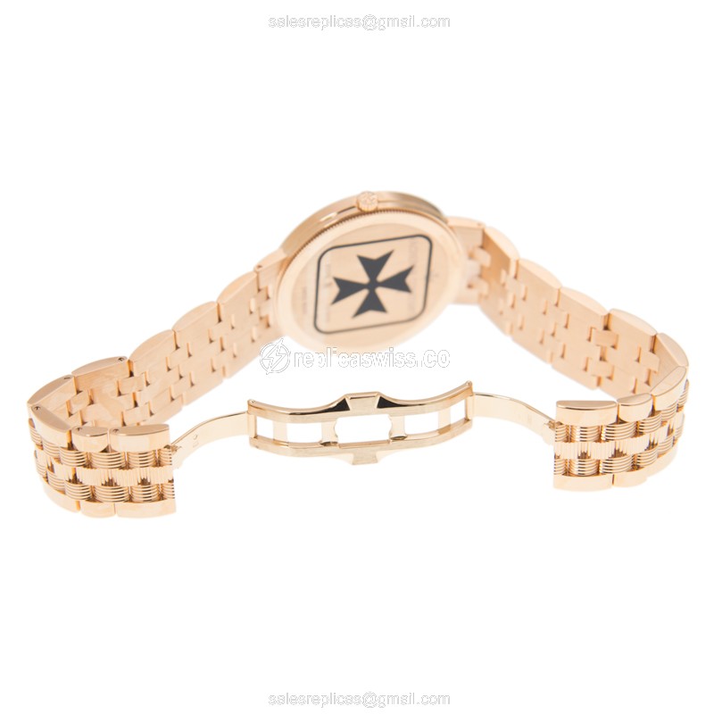Vacheron Constantin 81576/V01R-9695 TRADITIONNELLE Manual Wind 18kt Rose Gold & Diamonds