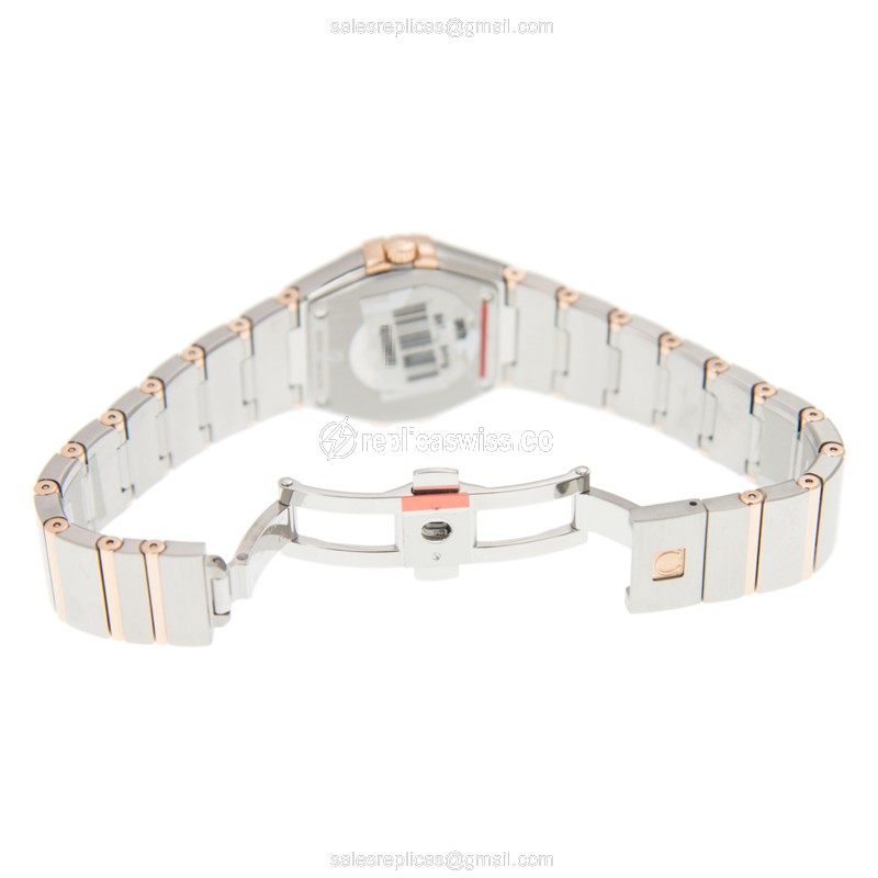 Omega 123.20.27.60.63.003 CONSTELLATION Quartz 18kt Rose Gold & Steel