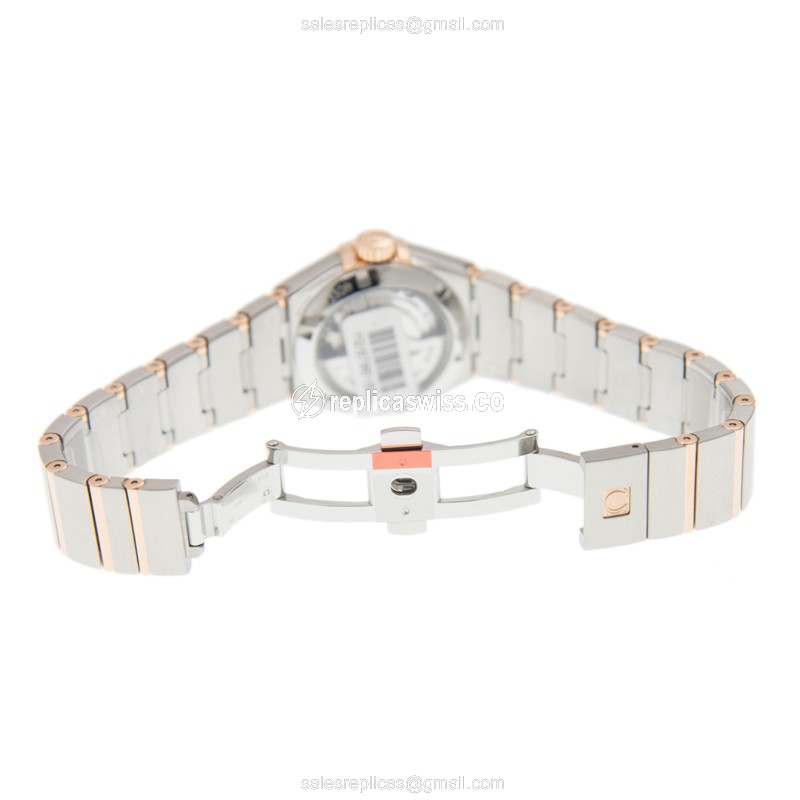 Omega 123.25.27.20.63.001 CONSTELLATION Automatic 18kt Rose Magic & Diamond