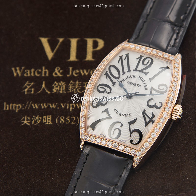 Franck Muller 5851 M SC D 1R (5N) CINTREE CURVEX Automatic 18kt Rose Gold & Diamonds