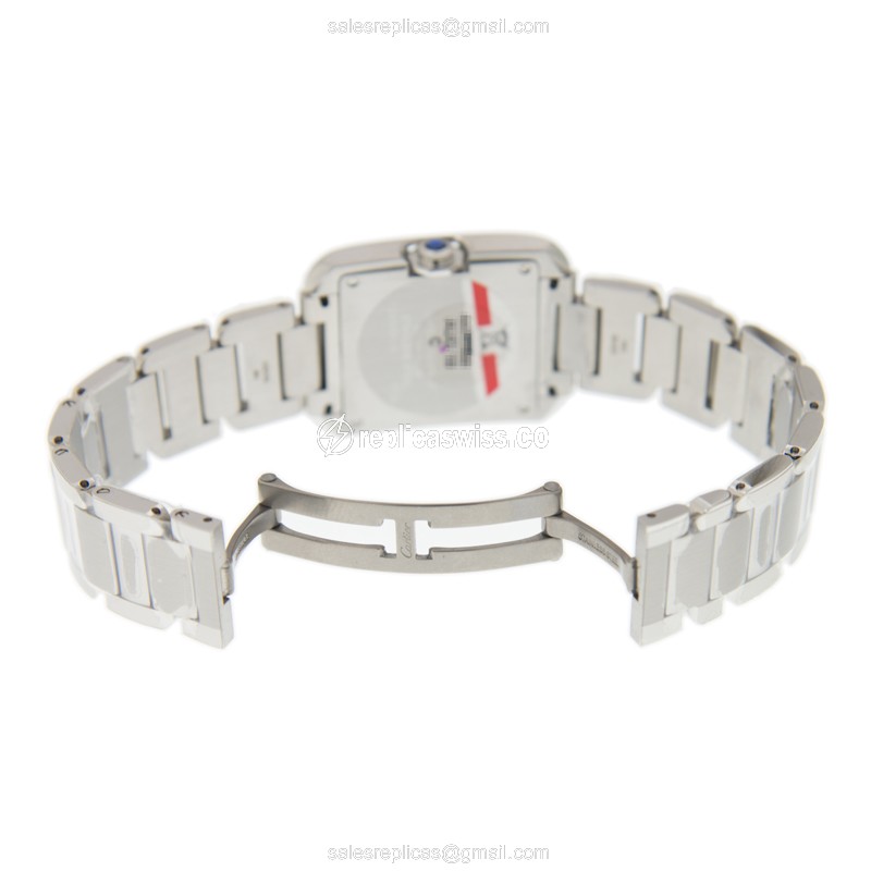 Cartier W4TA0004 TANK Quartz Stainless Steel