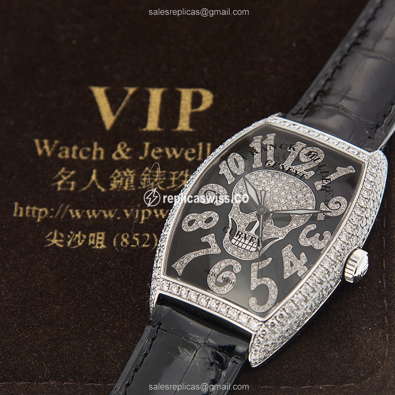 Franck Muller 6850 SC GOTH NBR D CD (OG) CINTREE CURVEX Automatic 18kt White Gold & Diamond