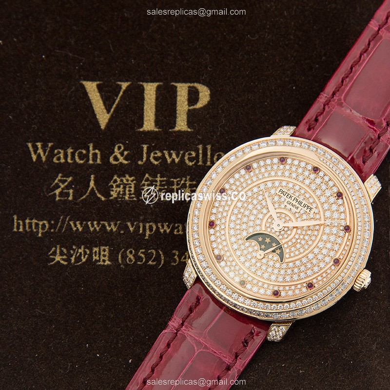 Patek Philippe 4968/400R-001 COMPLICATIONS Manual Wind 18kt Rose Gold & Diamonds