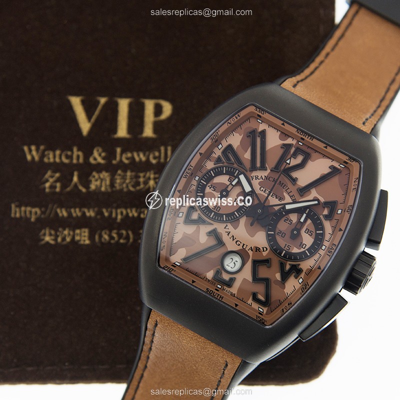 Franck Muller V 45 CC DT CAMOUFLAGE (TT.NR.MC.SB) VANGUARD Automatic Titanium