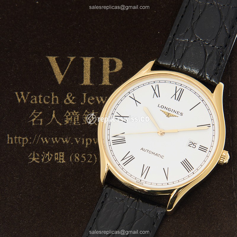 Longines L4.960.2.11.2 LONGINES LYRE Automatic PVD Gold